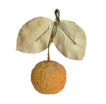 Preview: Orange / Frucht aus Watte um 1930