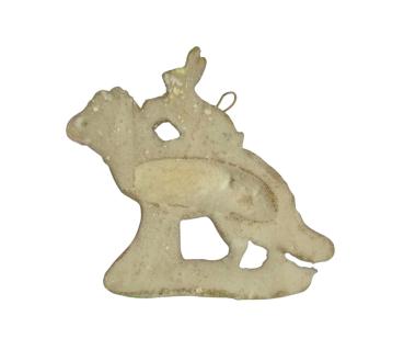 Preview: Tragant rabbit riding on dog, around 1880