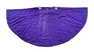 Preview: Antiker Rauchmantel - Chormantel, Messgewand, Vespermantel, Pluviale, Ornat um 1900