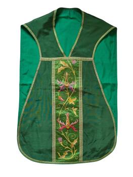 Grüne Kasel, Ornat, Messgewand, Vestment, Pluviale