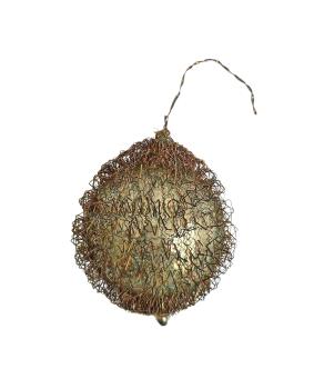 Gablonzer Kugel mit Draht um 1930