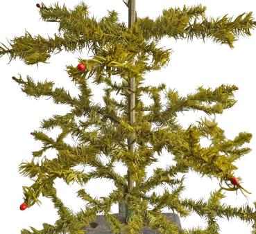 Preview: Antique Goose Feather Tree, 87 cm, around 1940