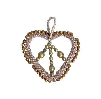 Gablonzer Ornament aus Sprengperlen, 20er Jahre