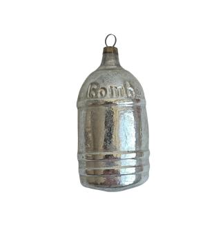 Preview: Bomb, "Dicke Berta", with imperial eagle, Lauscha around 1910