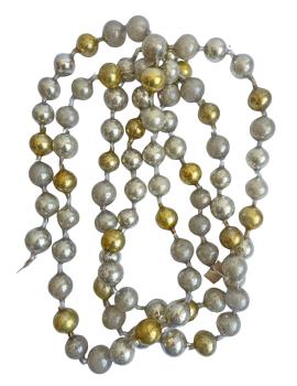 Preview: Christbaumkette aus Glasperlen, ca. 280 cm, um 1910
