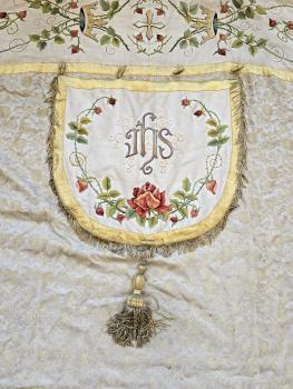 Antique Pluviale, cope, vestment, Ornat, around 1900