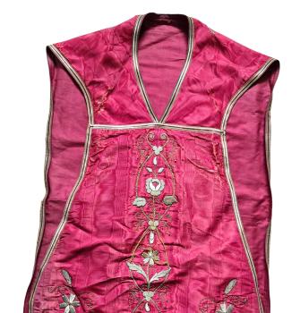 Preview: Kasel, Ornat, Messgewand, Vestment, Pluviale um 1900
