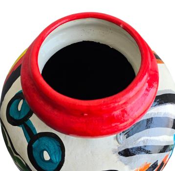 Peter Robert Keil (geb. 1942 Züllichau),  Keramik Vase datiert 1987