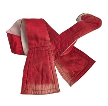 Preview: Antike Stola für Ornat, Messgewand, Vestment um 1900