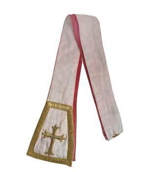 Preview: Antike Stola für Ornat, Messgewand, Vestment um 1900