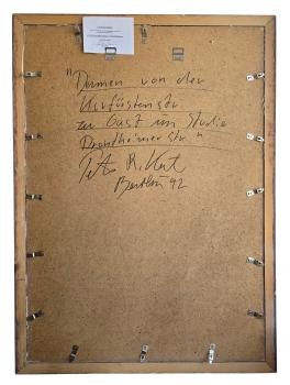 Peter Robert Keil (geb. 1942 Züllichau), Damen im Studio, dat. 92