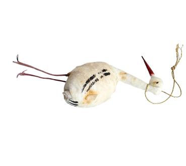 Preview: Spun cotton stork, around  1900