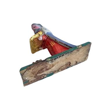 Grulicher Krippenfigur, König Melchior um 1920  (7 cm)
