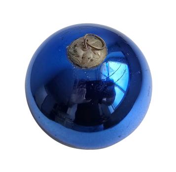 Preview: Blue Biedermeier Kugel   (8 cm)