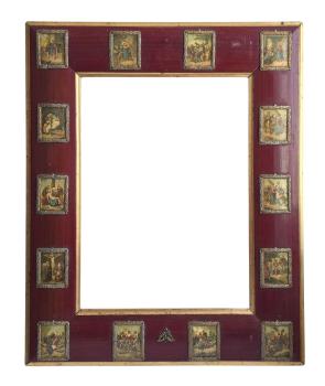 Antique mirror frame, painting frame, late 19th century