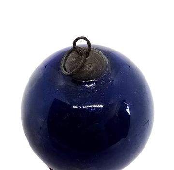 Preview: Cobalt blue biedermeier kugel  around 1900 (4 cm)