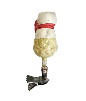 Preview: Glass ornament cat on clip around 1920