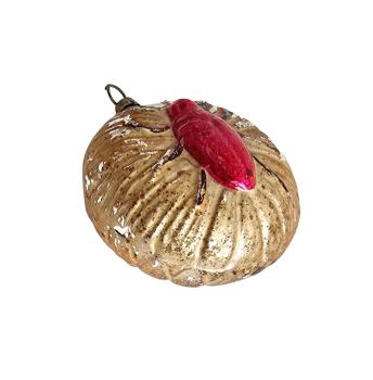 Preview: Seltene Lauschaer Christbaumkugel mit Käfer, um 1910