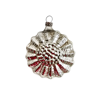 Preview: Seltene Lauschaer Christbaumkugel mit Engel, um 1920