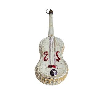 Glasornament Violine um 1920