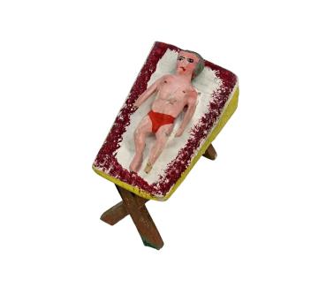 Krippenfigur " Baby Jesus ", ~ 1900  (10 cm)