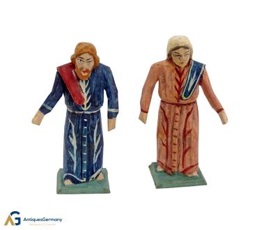 Grulicher Krippenfigur, Maria und Josef (7 cm)