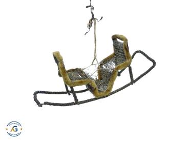 Sebnitz Ornament, Sledge, ~ 1900