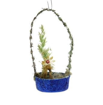 Sebnitz Ornament Flower Basket, ca. 1900