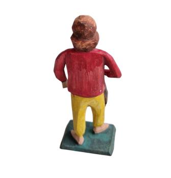 Nativity Figure, Man with fish (7 cm)