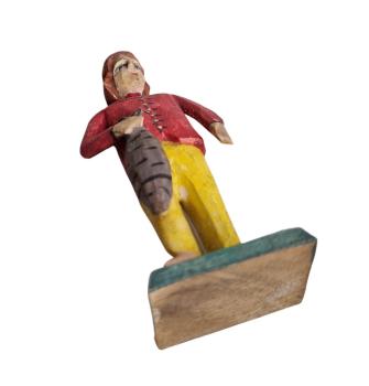 Nativity Figure, Man with fish (7 cm)