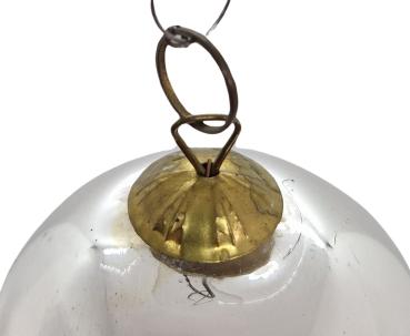 Silberne Biedermeierkugel (6 cm)