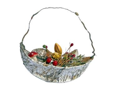 Sebnitzer Früchtekörbchen um 1900