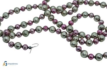 Kette aus Glasperlen, ca. 150 cm, ~ 1930