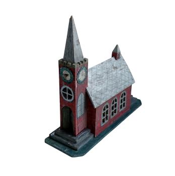 Gebäude Kirche für eine Krippe,  19. Jh.