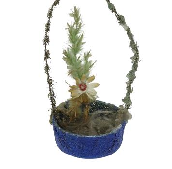 Sebnitz Ornament Flower Basket, ca. 1900