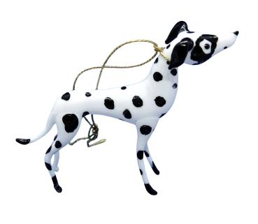 Preview: Dalmatiner / Hund aus Milchglas