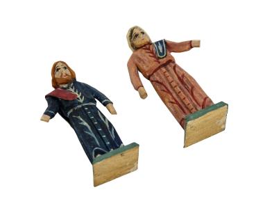 Grulicher Krippenfigur, Maria und Josef (7 cm)
