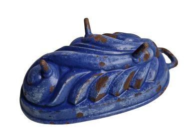 Antike Backform aus Gusseisen, Schnecke