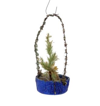 Sebnitz Ornament Flower Basket, ca. 1900