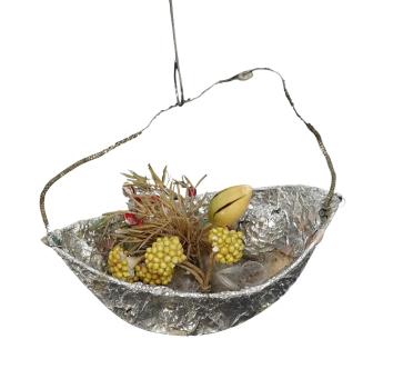 Sebnitz Ornament Fruit Basket, ca. 1900