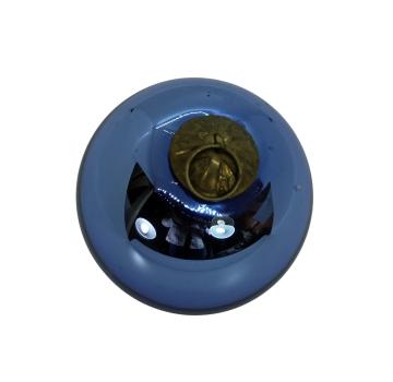 Blue Biedermeier Kugel (5 cm)