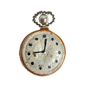 Antiker Christbaumschmuck, Taschenuhr um 1920