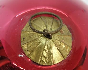 Preview: Pink Biedermeier Kugel (8 cm)