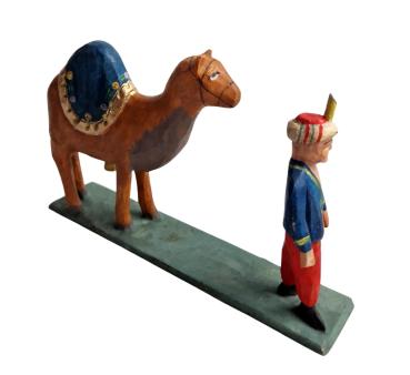 Oriental soldier with dromedary (7 cm)