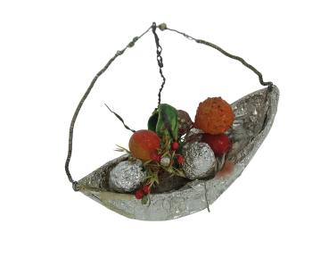 Sebnitz Ornament Fruit Basket, ca. 1900