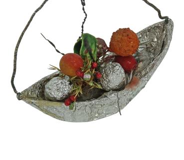Sebnitz Ornament Fruit Basket, ca. 1900