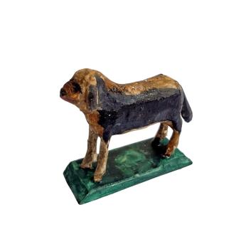Krippenfigur Hund, ~ 1900  (7 cm)