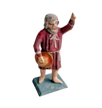 Grulich nativity figure " Shepherd "  (7 cm)