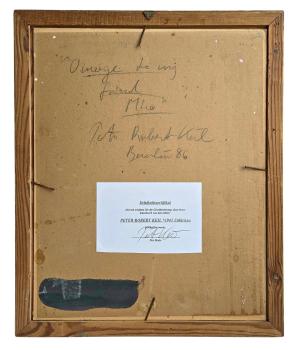 Peter Robert Keil (geb. 1942 Züllichau),  "Homage to my friend Miro" Berlin 86