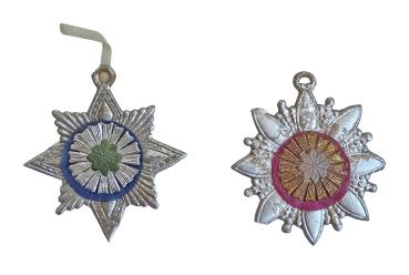 2 Cotillon Orden, ~ 1880/1900